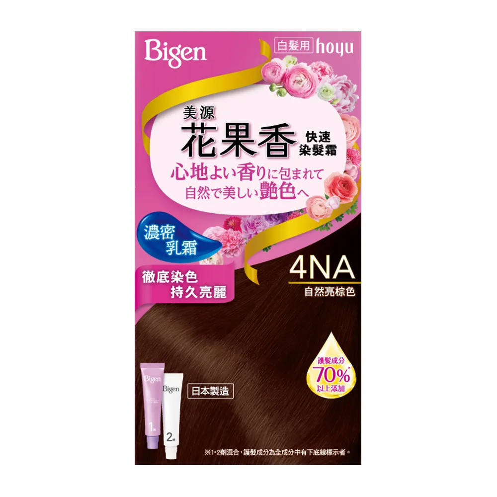 【Hoyu Bigen 美源】花果香快速染髮霜(12色任選)
