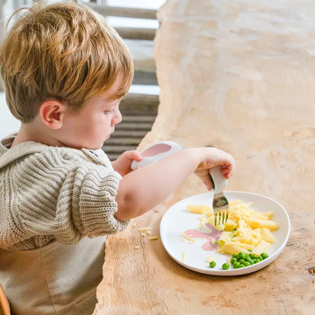 【Doddl】人體工學兒童學習餐具叉匙刀3件組 寶寶湯匙 幼兒自主進食 副食品神器 原廠總代理出貨