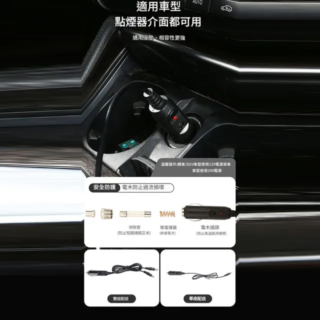 【RTAKO】汽車散熱坐墊 通風吹風座墊 冷風降溫 車載座椅涼墊 三段風速 自動啟停 24V 按摩款