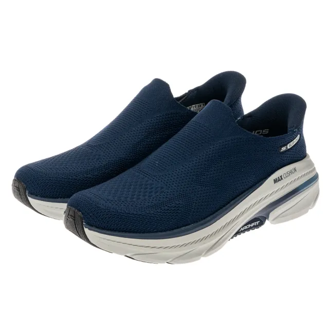 【SKECHERS】男鞋 慢跑系列 慢跑鞋 瞬穿舒適科技 GO RUN MAX CUSHIONING ARCH FIT 2.0 (220569NVY)