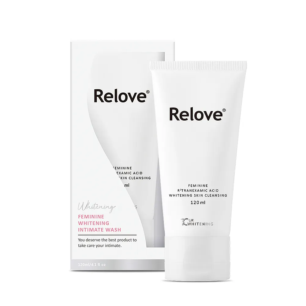 【Relove】8%菸鹼醯胺私密淨白清潔凝露120ml(私密清潔 私密美白 涼感潔淨 PH3.8弱酸呵護)