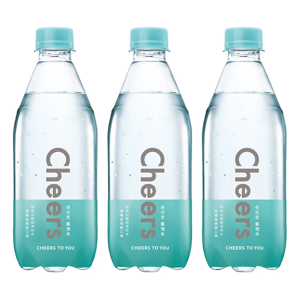 【泰山】Cheers mini 氣泡水300mlx3箱共72入(官方直營)
