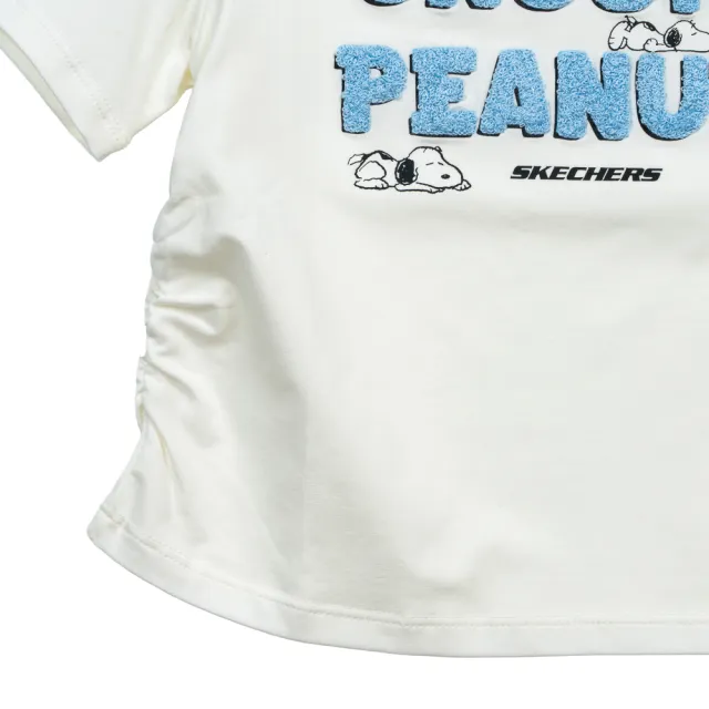 【SKECHERS】女童短袖衣 PEANUTS聯名設計 Snoopy 史奴比 (L326G028-00QF)