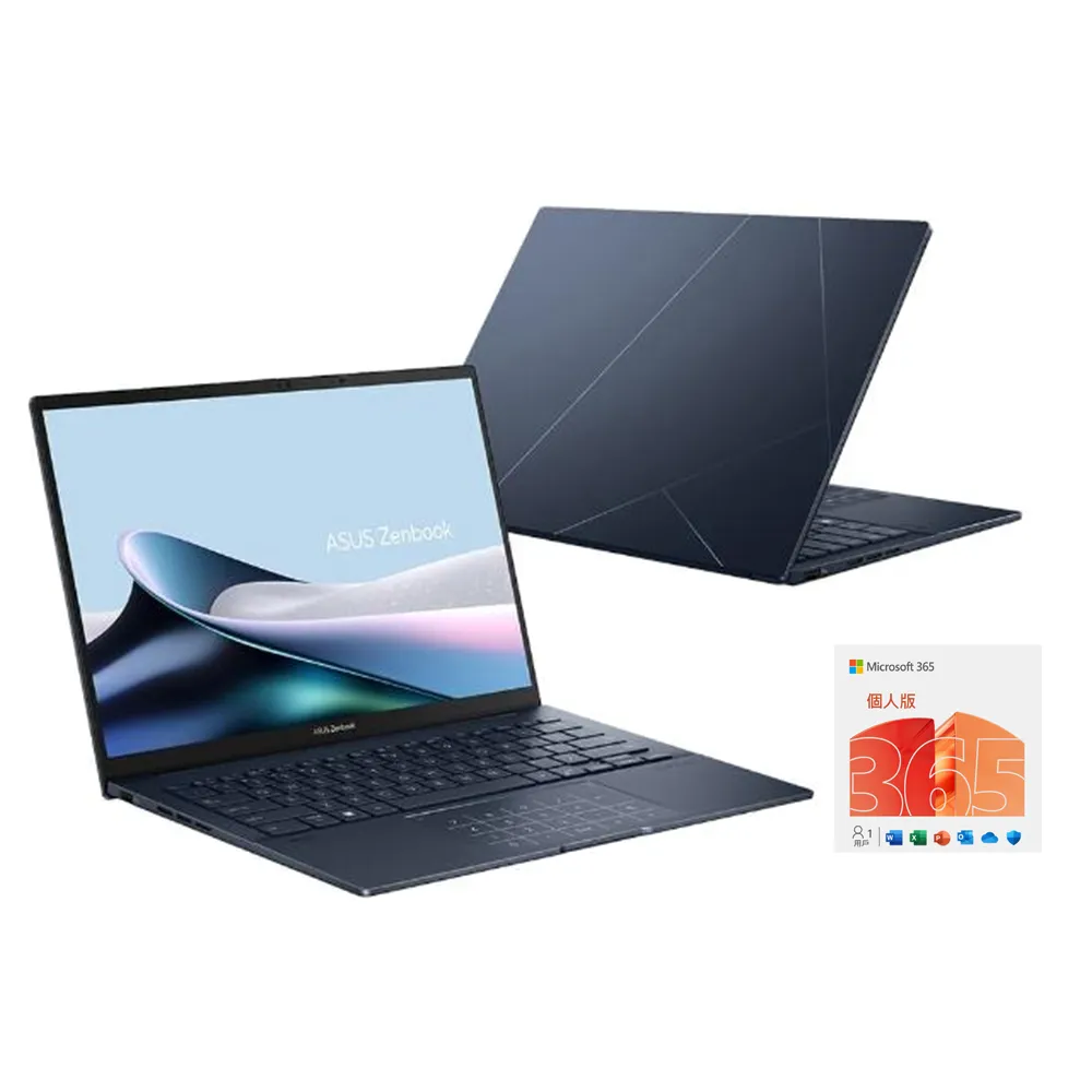 【ASUS 華碩】m365組★14吋Ryzen AI 5 輕薄筆電(Zenbook UM3406GA/Ryzen AI 5-430/16G/512G SSD/W11/OLED)