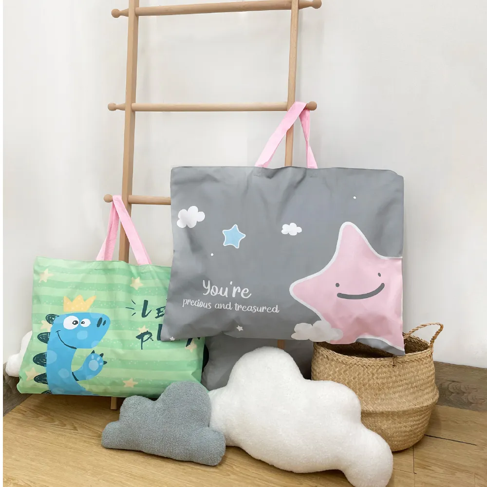 【Mua 姆兒選品】幼稚園睡袋棉被袋睡袋收納袋加厚牛津布棉被收納袋-2XL超大號(旅行收納袋 防水袋 收納袋)