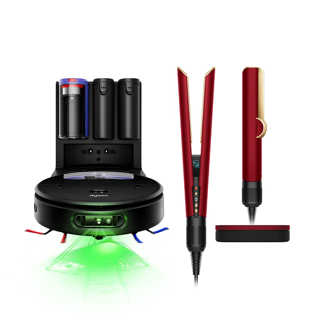 dyson 戴森】RB05 Spot+Scrub Ai 掃拖機器人+ HT01 二合一吹風直髮器