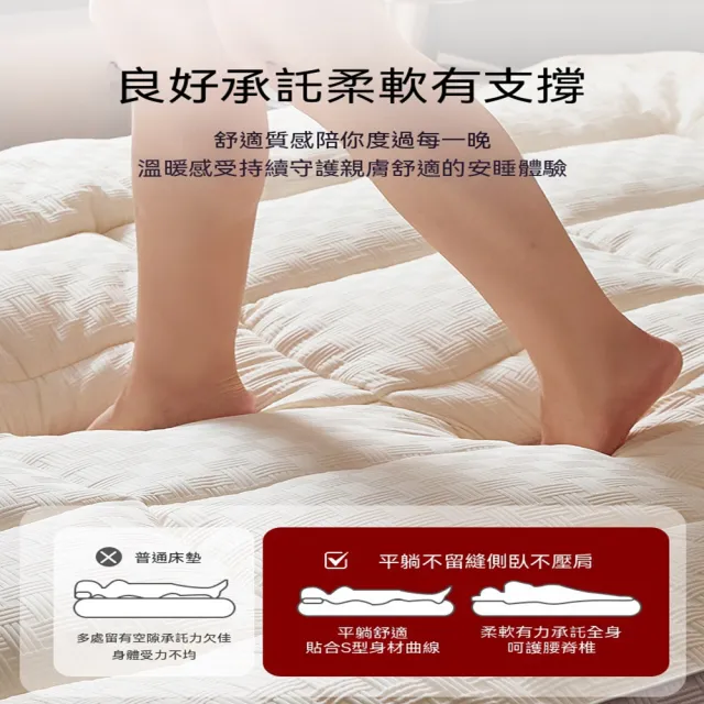 [星何居]大豆纖維床墊 床褥墊子 榻榻米墊 家用臥室床墊 7.5公分厚(抗菌防霉 A類床墊)預購12工作天