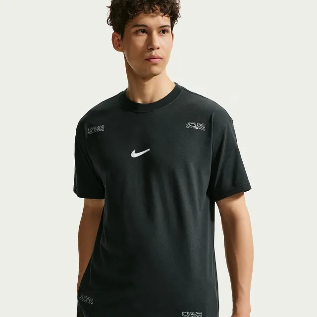 【NIKE 耐吉】短袖上衣 男 AS U NSW TEE LSE REFLECTIVE SH 運動 休閒 黑色 (IM3758010)