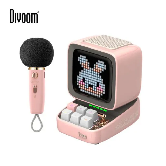 【DIVOOM】Ditoo-5M 行動KTV像素藍牙喇叭(親子互動、聚會首選)