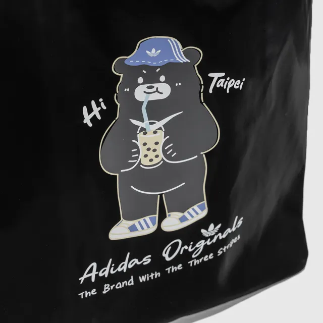 【adidas 愛迪達】運動 休閒 側背包 女包 TP BEAR TOTE B(LD6401)