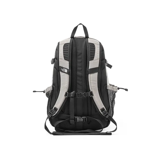 【The North Face】北面男女款灰色DWR防潑水休閒後背包｜3KYJY24 筆電包/登山包