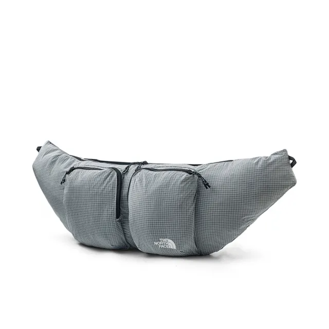 【The North Face】北面男女款淺灰色DWR防潑水休閒單肩包｜8JCAMYB 斜背包