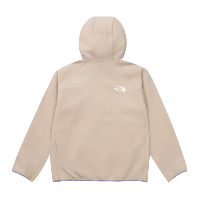 【The North Face】北面兒童棕色DWR防潑水連帽外套|8J7MN7J