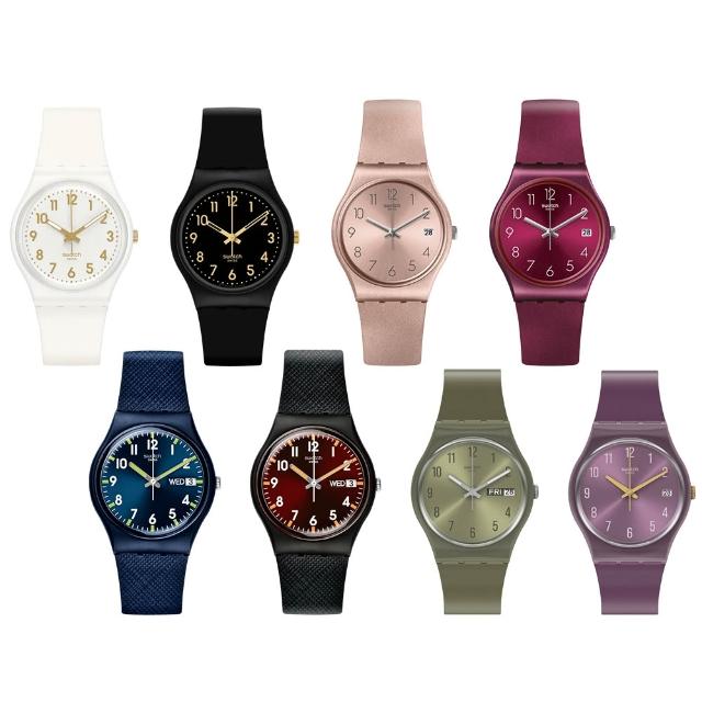 【SWATCH】精選原創系列 經典手錶/考試錶/男錶/女錶/瑞士製造/綜合賣場(錶徑 34mm)