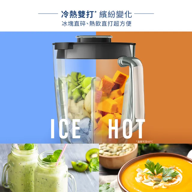 【Philips 飛利浦】秒碎冰沙果汁機_HR2291/01