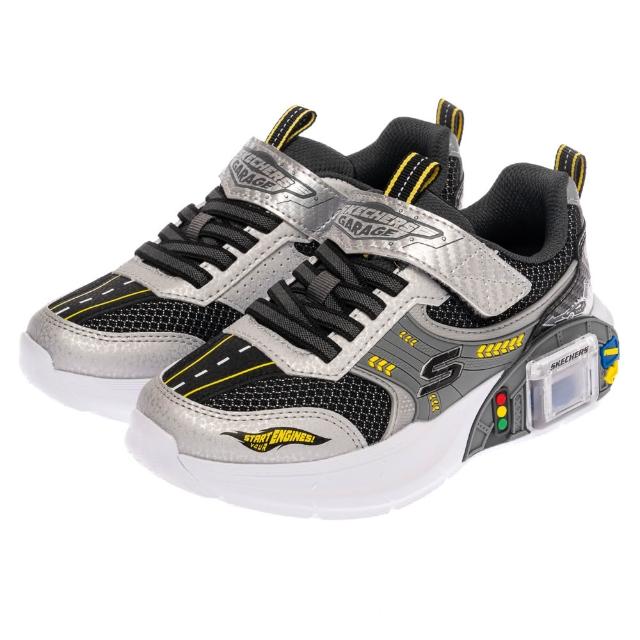 【SKECHERS】男童系列 男童鞋 運動鞋 SKECHERS GARAGE 車庫汽車 (402150LSLBK)