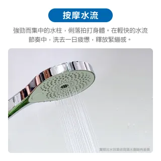 【CAESAR 凱撒衛浴】Immerse Shower 雨淋 SPA 蓮蓬頭(淋浴蓮蓬頭 / 暖身水柱)