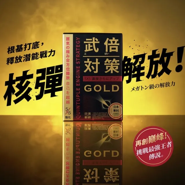 【TAIZAKU 火星生技】武倍對策Gold 2入組 14包/盒(BNN蕉護活性 精胺酸 鋅 非馬卡 瑪卡 男性保健)
