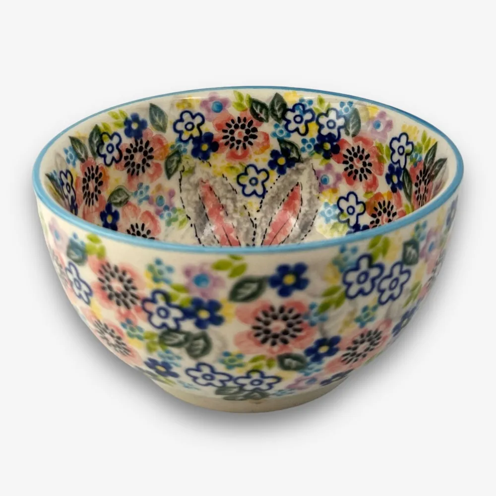 【SOLO 波蘭陶】波蘭製 Vena 波蘭陶 12CM 飯碗 兔寶花園系列