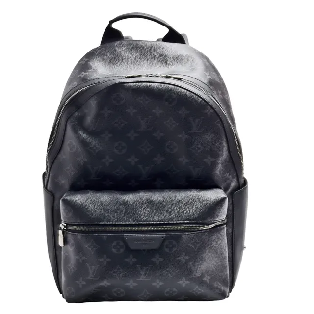 【Louis Vuitton 路易威登】M22558 經典Discovery PM Eclipse帆布拉鍊後背包