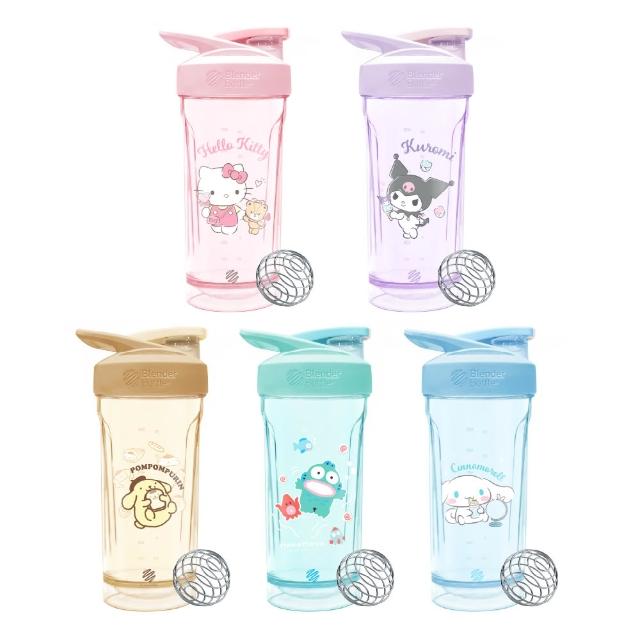 【Blender Bottle】三麗鷗Sanrio〈Strada Tritan〉按壓式防漏環保水壺28oz/828ml(隨行杯/運動水壺/搖搖杯)