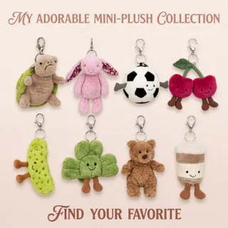 【JELLYCAT】英國限定 Jellycat 吊飾 鑰匙圈 鑰匙扣 玩偶吊飾 掛飾 包包掛件