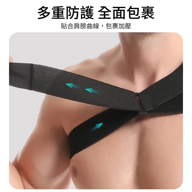 【costway】運動護肩帶 肩膀加壓支撐護具 健身籃球單肩固定帶 彈力加壓 單邊護肩綁帶 肩關節防護運動護肩