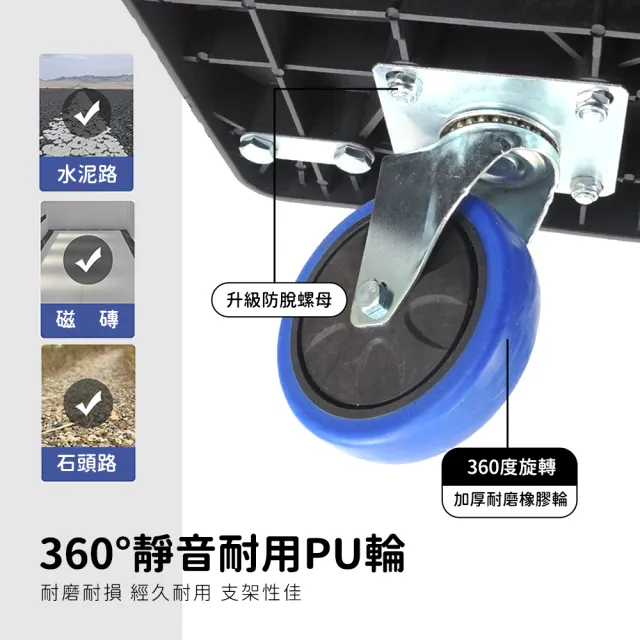 【智殿】平板推車 搬貨推車 輕便手推車 拉貨手推車 平板車 搬運車(165-A90606 貨物推車 小型推車)