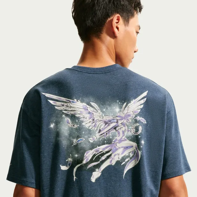 【NIKE 耐吉】AS U NSW RETRO FLAIR TEE 男 短袖上衣 T恤 運動 休閒 落肩 寬鬆 藍(IW1196410)