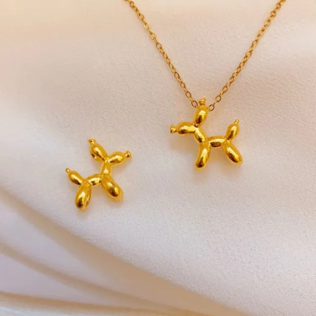 【儒家珠寶】大人金飾 貓咪 狗 馬 玫瑰  葫蘆 蝴蝶結 鯛魚燒 多款 黃金項鍊  (0.075錢正負0.01錢)