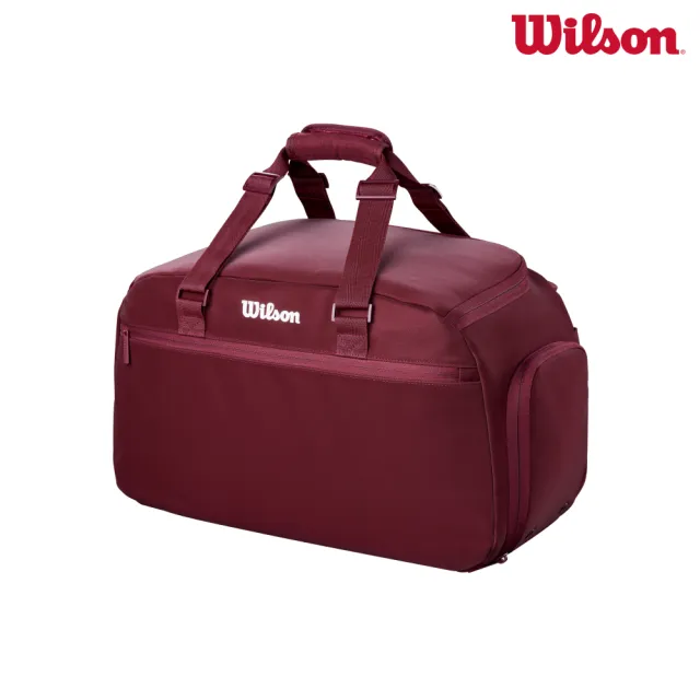 【WILSON】Defyer V1 Small Tennis Duffel RD 配件 圓筒包 紅色 WR8058201001