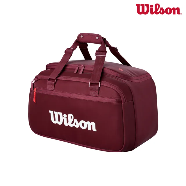 【WILSON】Defyer V1 Small Tennis Duffel RD 配件 圓筒包 紅色 WR8058201001