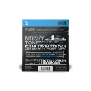 D’Addario 電貝斯弦 EXL170 XL Nickel Wound 45-100 (原廠公司貨 商品品質有保證)