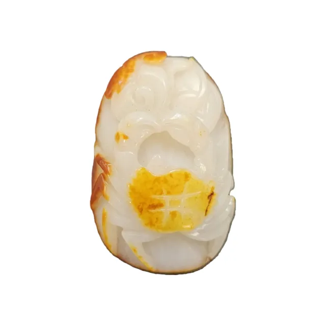【藏古祥館】和田 八方來財 SQE31 (和田玉)