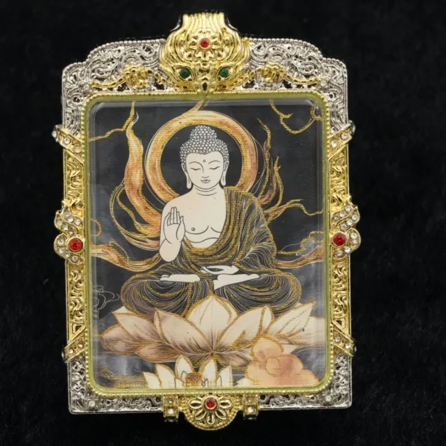 【藏古祥館】阿彌陀佛唐卡PC05 (阿彌陀佛 唐卡 平安 吉祥)