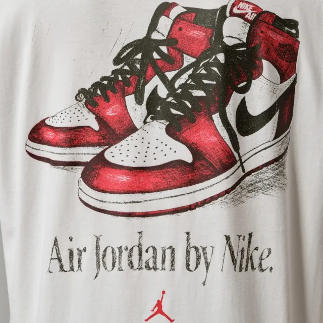 【NIKE 耐吉】AS M J BRK GX SNKR 85 SS CRW 男 短袖上衣 T恤 運動 休閒 喬丹 白(IX1577100)