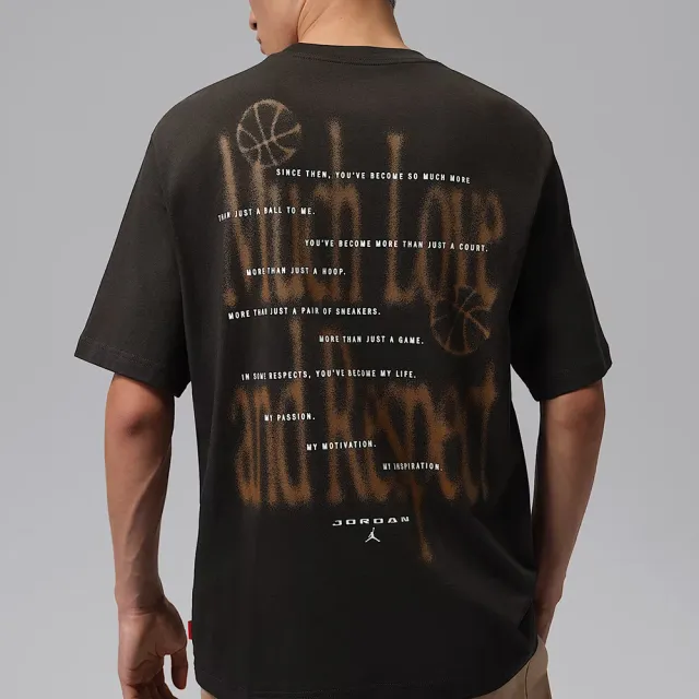 【NIKE 耐吉】As M J Brk S Love 85 Ss Crew 短袖 男款 深棕色 印花 T恤 IX1570-231