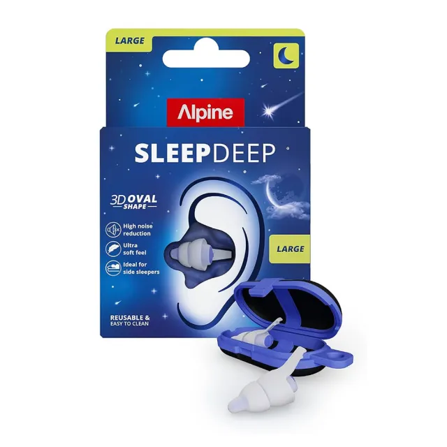 【ALPINE】SleepDeep 荷蘭進口 睡眠專用耳塞(無痛/隔音 全新公司貨)