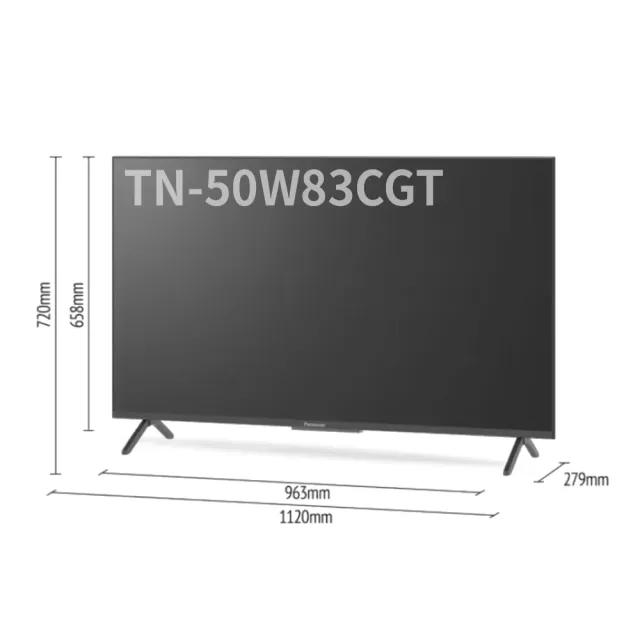 【Panasonic 國際牌】50型4K QLED Google TV聯網顯示器 無視訊盒(TN-50W83CGT)