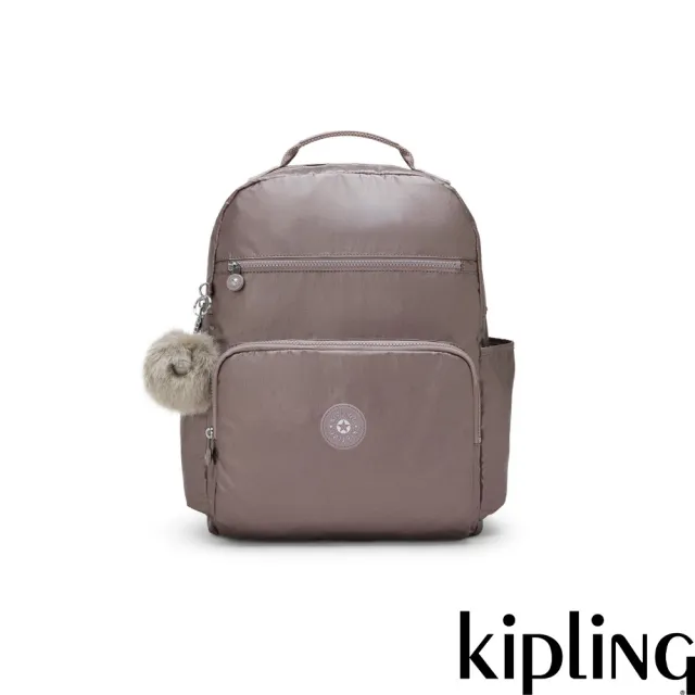 【KIPLING】金屬摩卡大容量媽媽包-SO BABY 女包