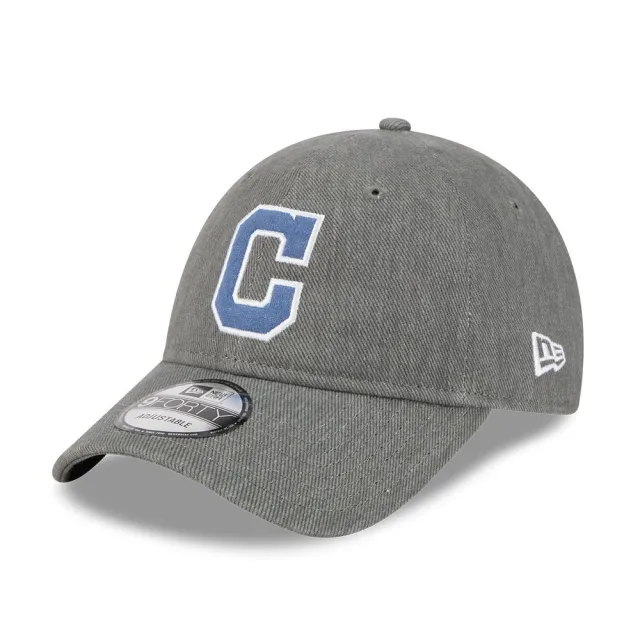 【NEW ERA】NEW ERA D593 940UNST MLB VARSITY 克里夫蘭印地安人 灰 男 女 (NE14889048)