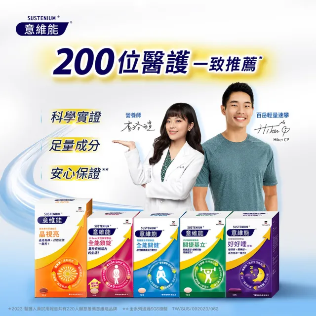 【Sustenium 意維能】關捷基立蛋殼膜 (90錠/盒)