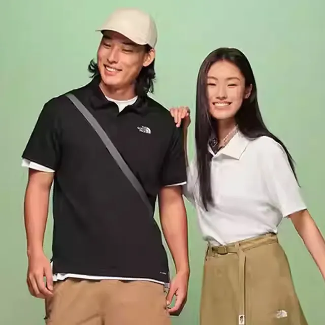 【The North Face】中性款FLASHDRY吸濕速乾短袖POLO衫(多款任選)