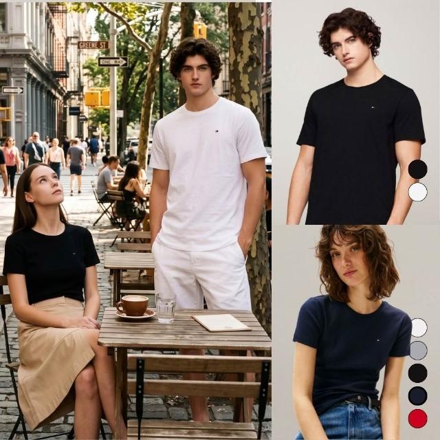【TOMMY HILFIGER】官方旗艦館 品牌經典款 修身 標準 男女款T恤