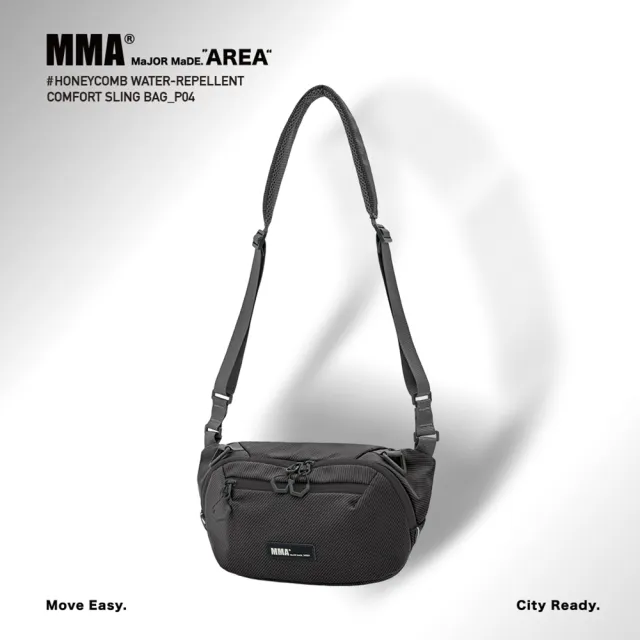 【MAJOR MADE】蜂巢紋輕量減壓斜背包 (側背包/斜背包/防潑水)