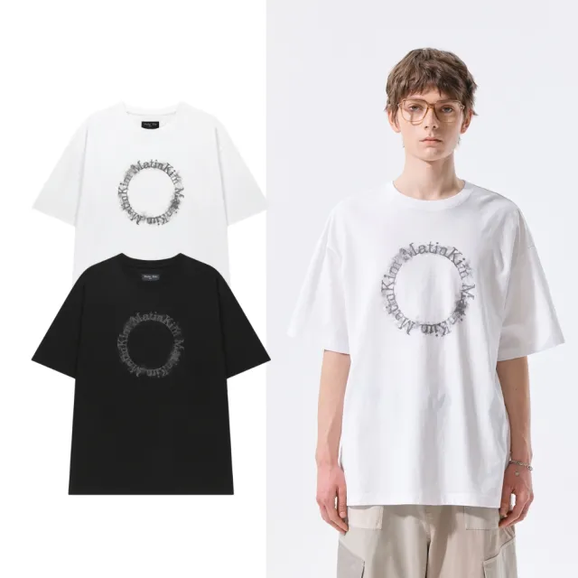【MATIN KIM】官方旗艦 JENO同款男款圓標LOGO上衣(多款任選)