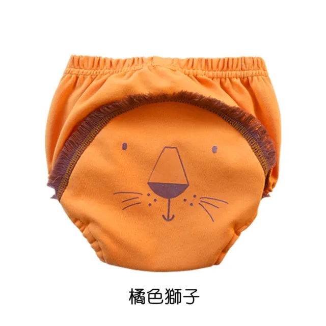 【橘魔法】（2件一組）男童可愛動物純棉4層防漏防水學習褲 兒童 童裝 尿布褲 內褲 屁屁褲 戒尿布