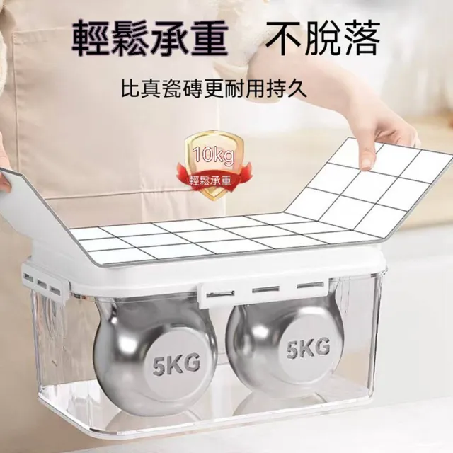 【AnDa 安達】廚房櫥櫃防水防油防潮墊貼牆紙自粘仿瓷磚方格耐高溫櫥櫃保護墊紙