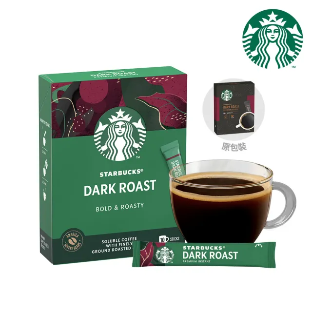 【STARBUCKS 星巴克】特選系列-抹茶拿鐵X3+即溶黑咖啡(中度烘焙/深度烘焙；口味任選)