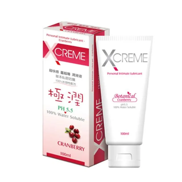 【X-creme 超快感】★保濕/冰晶/蜜露/水感/蘆薈/薰衣草/蔓越莓/玫瑰潤滑液1入(100ml 8款任選)